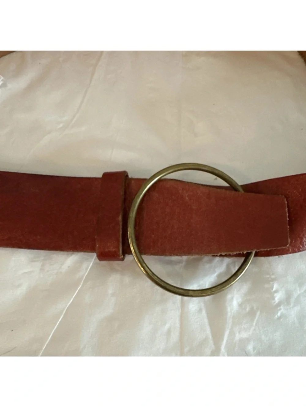 BANANA REPUBLIC LEATHER O RING BELT XS